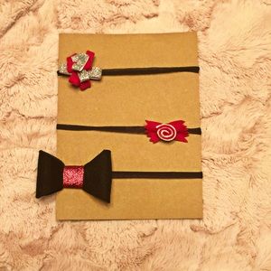 Christmas little girls headbands